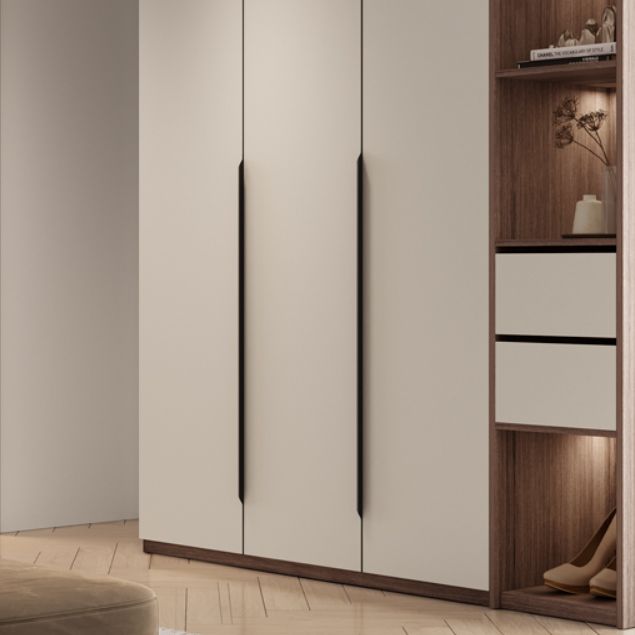 Hinged Wardrobe Cabinet Engineered Wood Wardrobe Armoire for Bedroom Clearhalo 'Armoires & Wardrobes' 'armoires_wardrobes' 'Bedroom Furniture' 'furn' 'furn_armoires_wardrobes' 'Furniture' 1200x1200_411a0ae2-913d-4b45-b4d2-55ef0639d8d8