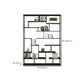 Modern Open Back Standard Bookshelf Metal Bookcase for Home Office Clearhalo 'Bookcases' 'furn' 'furn_bookcases' 'Furniture' 'Office Furniture' 1200x1200_411a4b60-63f8-42b8-911d-869f4e7cd815