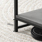Rectangle Cocktail Table Frame Single Coffee Table with Shelf Clearhalo 'Coffee & Accent Tables' 'Coffee Tables' 'coffee_tables' 'furn' 'furn_coffee_tables' 'Furniture' 'Living Room Furniture' 1200x1200_411ac8f5-66be-4bd5-8a41-b6524a6cde15