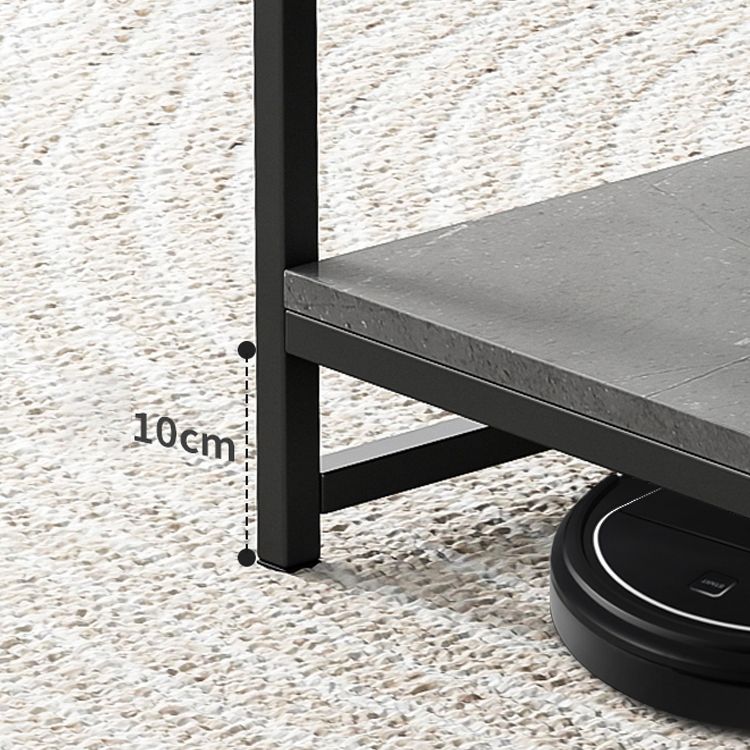 Rectangle Cocktail Table Frame Single Coffee Table with Shelf Clearhalo 'Coffee & Accent Tables' 'Coffee Tables' 'coffee_tables' 'furn' 'furn_coffee_tables' 'Furniture' 'Living Room Furniture' 1200x1200_411ac8f5-66be-4bd5-8a41-b6524a6cde15