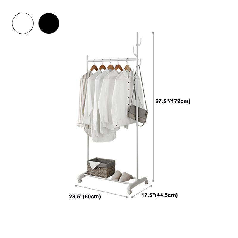 Edelstahl Open Armoire zeitgenössischer Schrank mit Kleidungsstange