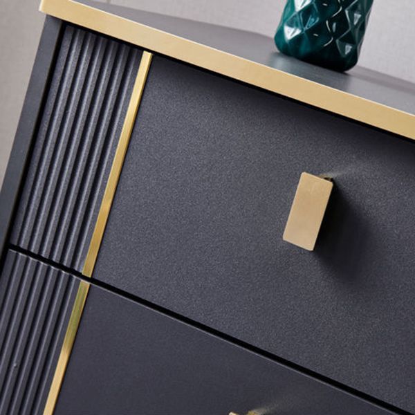 Table de chevet de table à accent contemporain