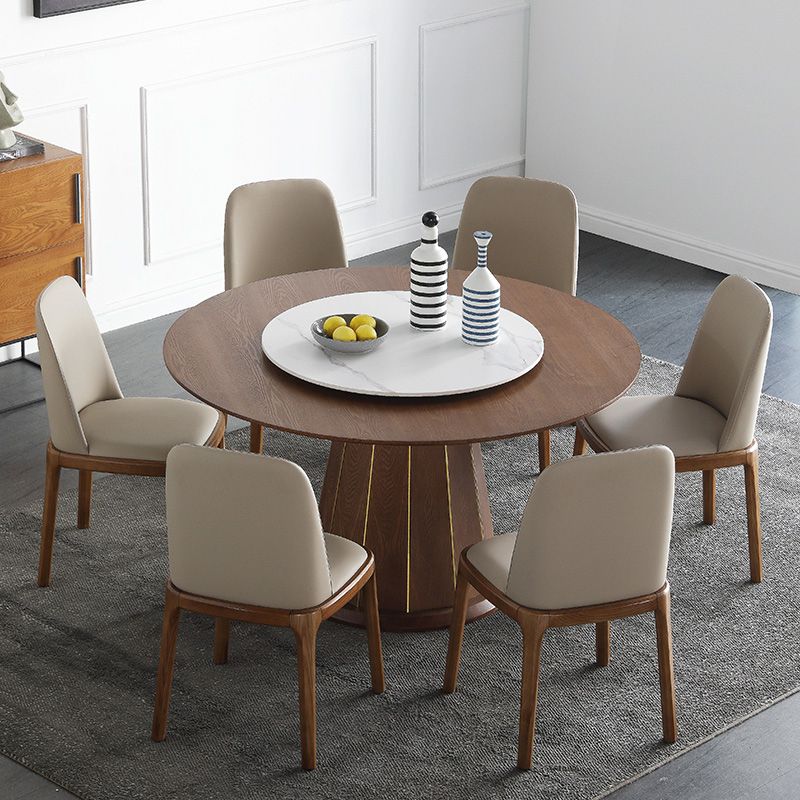 Modern Dining Table Set 1/4/5/7 Pcs Solid Wood Dining Table and Chairs Clearhalo 'Dining Room Sets' 'Dining Tables & Seating' 'dining_room_set' 'furn' 'furn_dining_room_set' 'Furniture' 'Kitchen & Dining Furniture' 1200x1200_411d0d75-0bda-4fcf-bc97-4a7a46aa6620