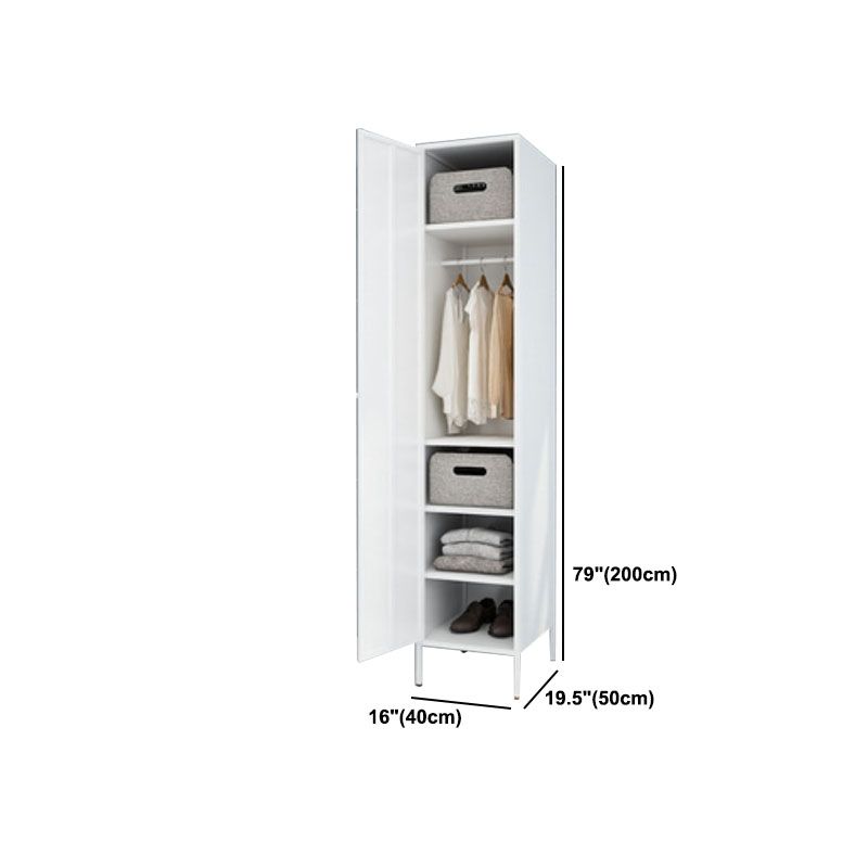 Armadio di metallo moderno per mobile metallico con gambe