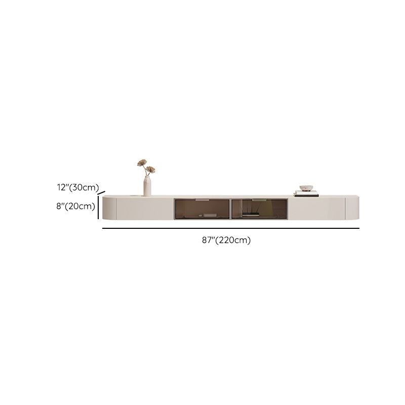 Console multimediale contemporanea Console porta TV a parete con cassetti