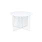 Mid-century Modern Iron Round Top Coffee Table Cross Legs Cocktail Table Clearhalo 'Coffee & Accent Tables' 'Coffee Tables' 'coffee_tables' 'furn' 'furn_coffee_tables' 'Furniture' 'Living Room Furniture' 1200x1200_411fa5a3-4aa6-4545-9020-4e65e0942d93