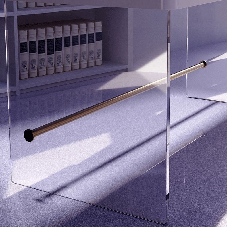 Wooden Rectangular Shape Work Table Luxury Style Writing Desk Clearhalo 'furn' 'furn_office_desk' 'Furniture' 'furniture_office_desk' 'Office Desks' 'Office Furniture' 'office_desk' 1200x1200_41206df3-a30a-4d2c-8ce0-7f1c0aad45b1