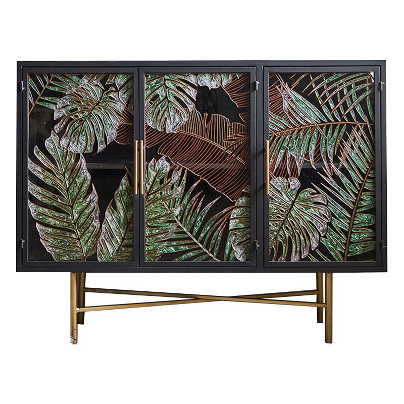 Armadio industriale in vetro in vetro mobile in metallo in difficoltà