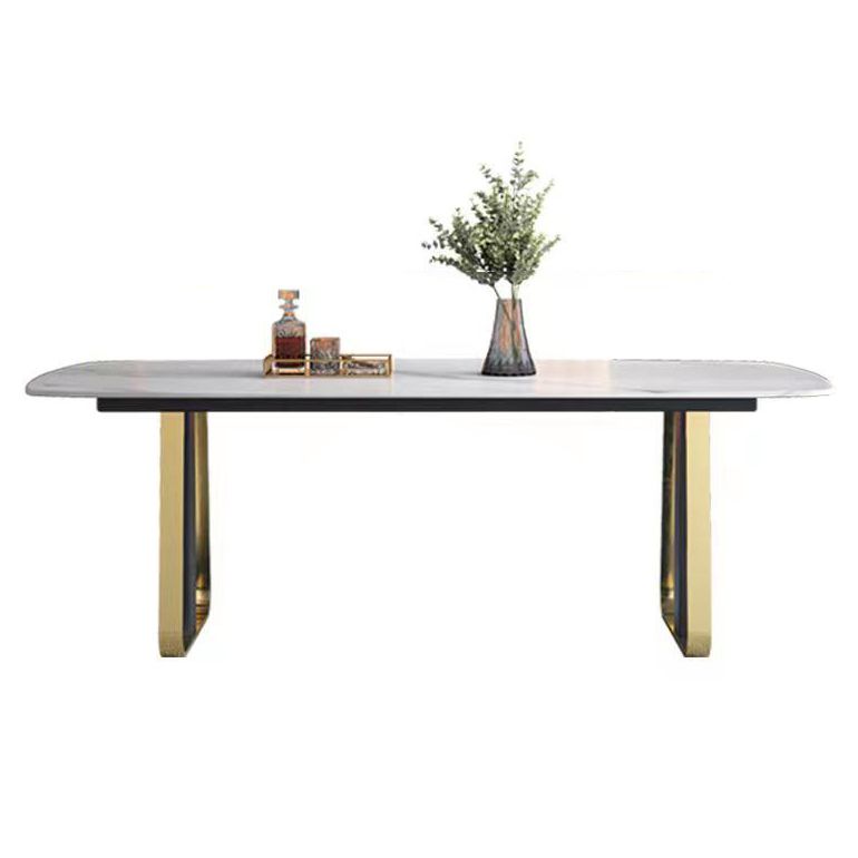 Luxury Sintered Stone Dining Table Rectangle Kitchen Table with Double Pedestal Clearhalo ' dining_table' 'Dining Tables & Seating' 'Dining Tables' 'furn' 'furn_dining_table' 'Furniture' 'furniture_dining_table' 'Kitchen & Dining Furniture' 'kitchen&dining_furn' 'kitchen' 'kitchen_dining_table' 1200x1200_412259c1-bd9b-443a-834b-f65a31360ef2