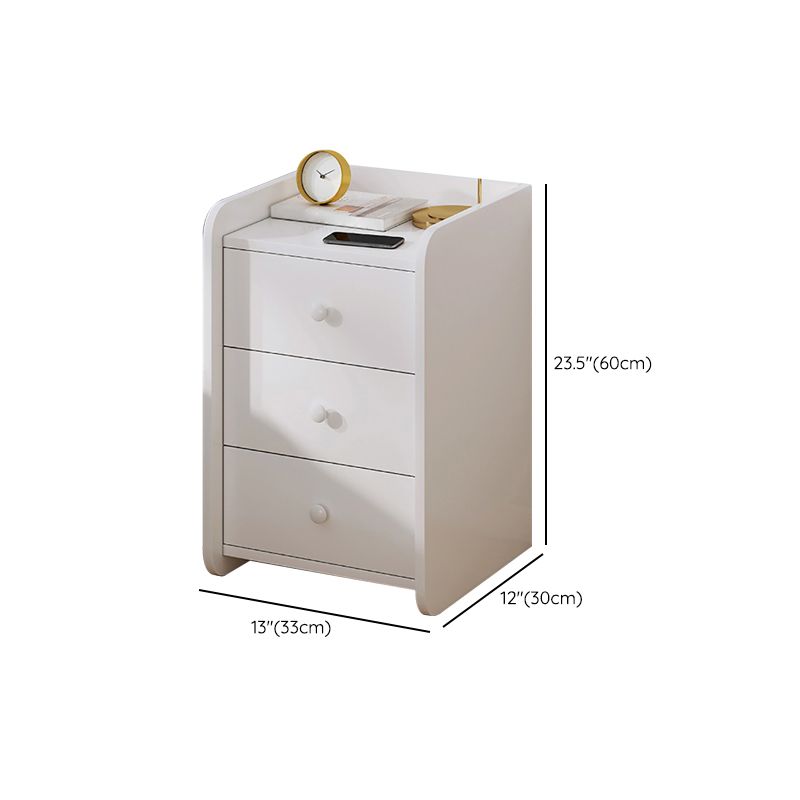 コンテンポラリーアクセントテーブルナイトスタンドアンティーク仕上げ引き出し引き出しベッドナイトスタンド