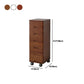 White and Brown Wooden Lingerie Chest Vertical Storage Chest Dresser with Wheels Clearhalo 'Bedroom Furniture' 'Dressers & Chests' 'dressers_chests' 'furn' 'furn_dressers_chests' 'Furniture' 1200x1200_41278f0d-4f4c-4e2f-befc-aba17d89ce62