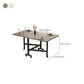 Table à manger rectangulaire moderne extensible pour salle à manger