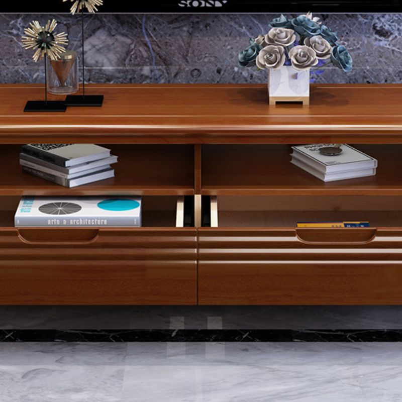 Porta TV tradizionale Porta TV in legno Console con cassetti