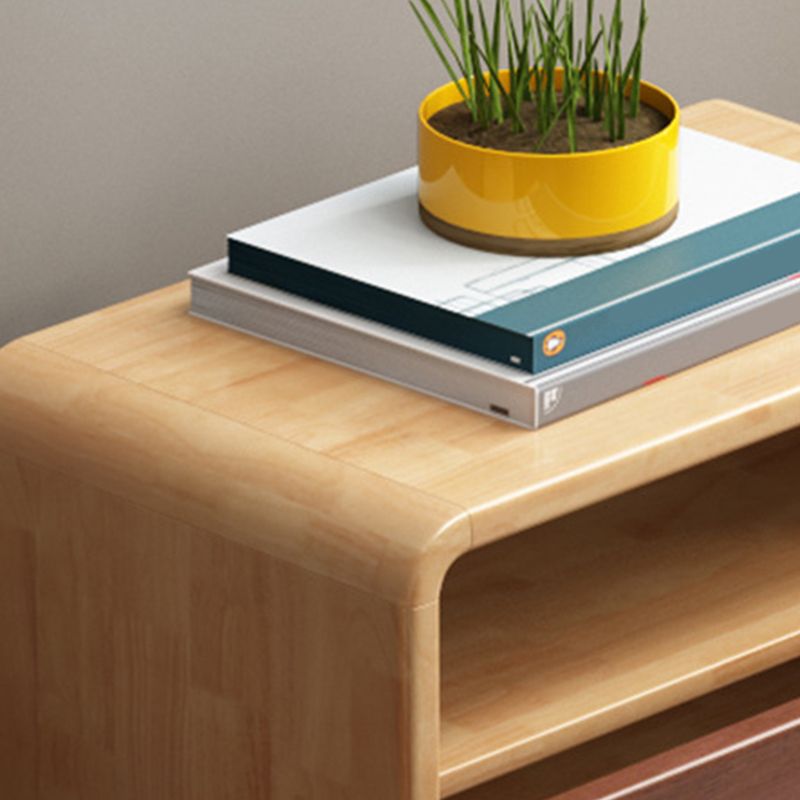 Modern & Contemporary Chest Rubberwood with Drawer Rectangle Accent Chest Clearhalo 'Cabinets & Chests' 'cabinets_chests' 'furn' 'furn_cabinets_chests' 'Furniture' 'Living Room Furniture' 1200x1200_412fe701-992e-4be9-8f74-1c7f07a807d5