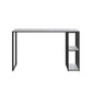 Glam Faux Marble Bistro Bar Table Rectangle Metal Base Bar Table with Storage Clearhalo 'Bar Furniture' 'Bar Tables' 'bar_tables' 'furn' 'furn_bar_tables' 'Furniture' 'Kitchen & Dining Furniture' 1200x1200_413002dc-4369-40c3-8683-41f2a15c73b7