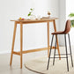 Modern Bamboo Rectangle Pub Table with Trestle for Living Room Clearhalo 'Bar Furniture' 'Bar Tables' 'bar_tables' 'furn' 'furn_bar_tables' 'Furniture' 'Kitchen & Dining Furniture' 1200x1200_413350c4-809c-45f0-b7ef-836b121fdd00