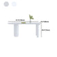 Contemporary Dining Table Stone 3-foot Furniture for Dining Room Clearhalo 'Dining Tables & Seating' 'Dining Tables' 'dining_table' 'furn' 'furn_dining_table' 'Furniture' 'Kitchen & Dining Furniture' 1200x1200_413559af-552f-4048-9b24-4e93a677b140
