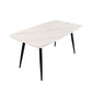 Sintered Stone Dining Table 4 Legs Dining Room Table for Kitchen Clearhalo 'Dining Tables & Seating' 'Dining Tables' 'dining_table' 'furn' 'furn_dining_table' 'Furniture' 'Kitchen & Dining Furniture' 1200x1200_413b93c9-fced-4913-9178-5d4d739332c2
