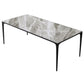 Modern Sintered Stone Dining Table Rectangle Table with Metal Base for Home Clearhalo 'Dining Tables & Seating' 'Dining Tables' 'dining_table' 'furn' 'furn_dining_table' 'Furniture' 'Kitchen & Dining Furniture' 1200x1200_413f608e-7b0c-45f9-abea-8282f1a2ea12