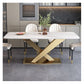 Sintered Stone White Dining Table Simplicity Pedestal Table for Dining Room Clearhalo ' dining_table' 'Dining Tables & Seating' 'Dining Tables' 'furn' 'furn_dining_table' 'Furniture' 'furniture_dining_table' 'Kitchen & Dining Furniture' 'kitchen&dining_furn' 'kitchen' 'kitchen_dining_table' 1200x1200_413fe155-8212-40cf-8e8d-d1e96654e67a