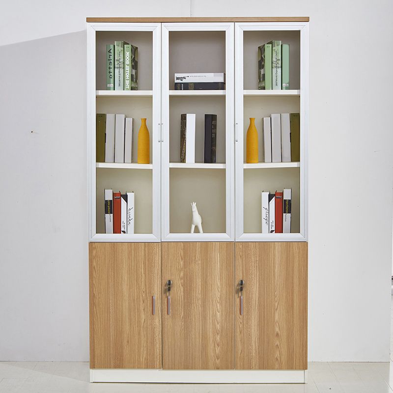 Cabinetti di file tradizionali Gabinet verticale in legno massiccio con ufficio chiave di blocco