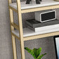 Rectangular Bedroom Desk Modern Style Desk with Solid Wood Top and Metal Legs Clearhalo 'Furniture' 'furniture_office_desk' 'Office Desks' 'Office Furniture' 'office_desk' 1200x1200_4140c081-27f0-46c8-b987-58f1eb65d1f6