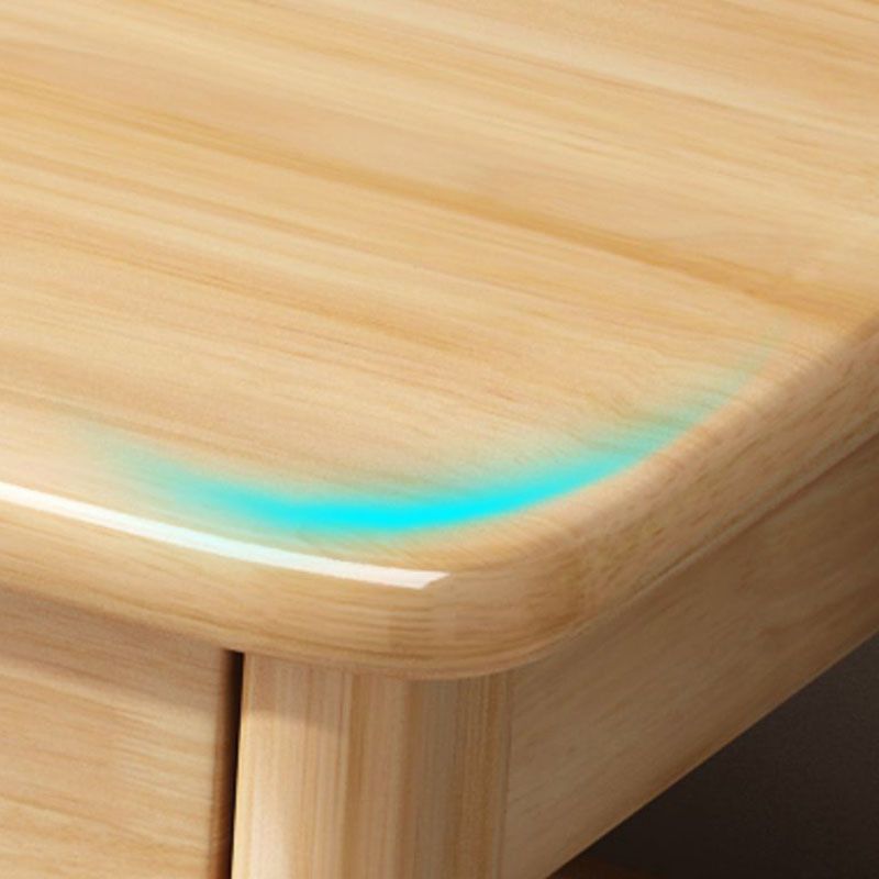 Contemporary Rectangular Solid Wood Writing Desk 3 Drawers H-shape Base Computer Desk Clearhalo 'furn' 'furn_office_desk' 'Furniture' 'Office Desks' 'Office Furniture' 'office_desk' 1200x1200_41425c61-3be8-4a15-8c79-d8113a1d140e