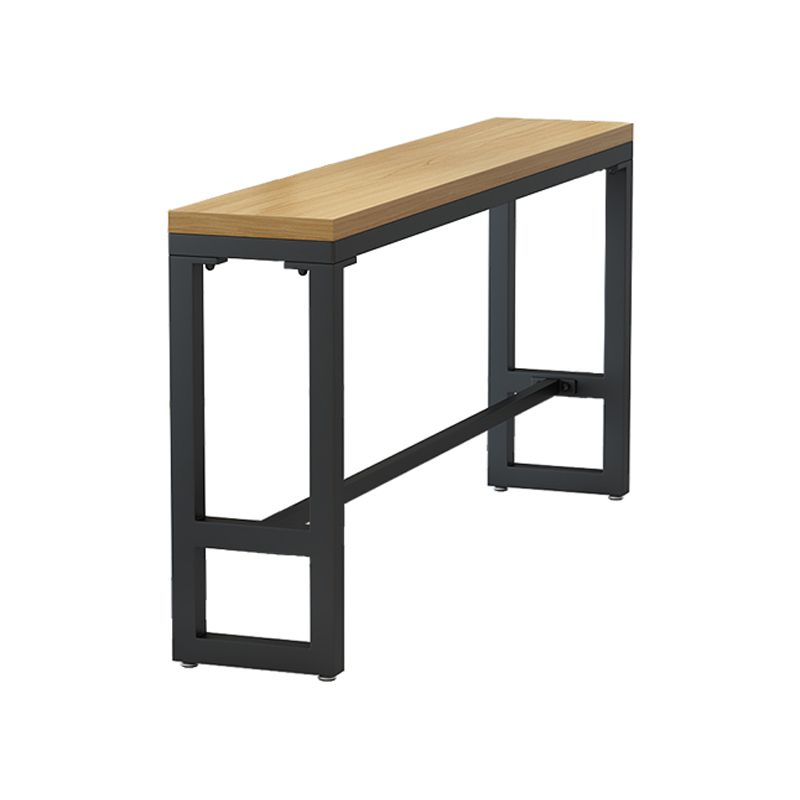 Industrial 1/7/12 Pieces Bar Table Set Rectangle Pine Wood Counter Table with High Stools Clearhalo 'Bar Furniture' 'furn' 'furn_home_bar_bar_sets' 'Furniture' 'Home Bars & Bar Sets' 'home_bar_bar_sets' 'Kitchen & Dining Furniture' 1200x1200_4142b1ec-0049-4e6b-a22e-94126ebc70b8