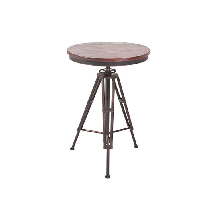 Industrial 1/2/3 Pieces Solid Wood Bar Table Set Adjustable Counter Set for Home Use Clearhalo 'Bar Furniture' 'furn' 'furn_home_bar_bar_sets' 'Furniture' 'Home Bars & Bar Sets' 'home_bar_bar_sets' 'Kitchen & Dining Furniture' 1200x1200_414404a9-2cf4-4a5b-893c-2646d2c6ba7b