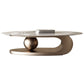 Stone Oval Contemporary Coffee Table Single Pedestal Coffee Table Clearhalo 'Coffee & Accent Tables' 'Coffee Tables' 'coffee_tables' 'furn' 'furn_coffee_tables' 'Furniture' 'Living Room Furniture' 1200x1200_41445cf3-3139-47c2-a48c-defb6412449a