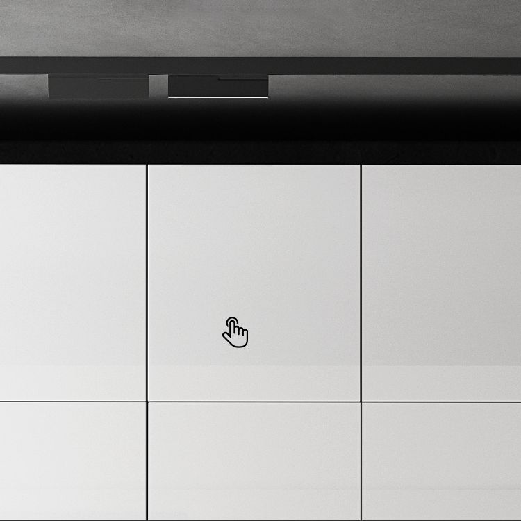 Moderne garderobe -kast met planken Engineered Wood Garderobe Armoire