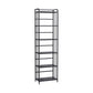 Contemporary Metal Bookshelf Black Etagere Shelf Bookcase for Study Room