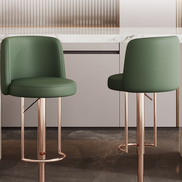 Adjustable Height Bar Stool Leather Backrest Counter Stool for Bristol Clearhalo 'Bar Furniture' 'Bar Stools' 'bar_stools' 'furn' 'furn_bar_stools' 'Furniture' 'Kitchen & Dining Furniture' 1200x1200_4146322b-b9c5-4e20-a8c8-bb8027df0e15