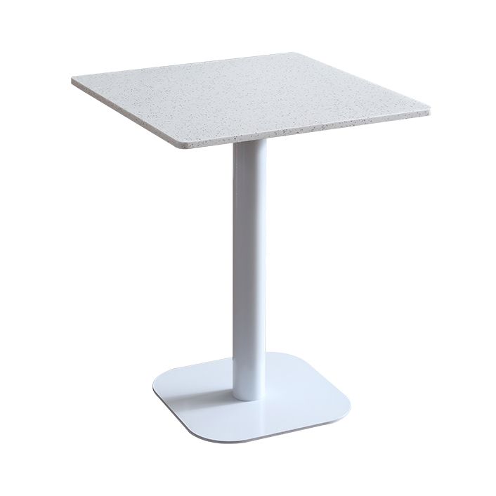 Industrial Style Dining Table Pedestal Dining Room Collection ,23.6"L x 23.6''W x 29.5"H Clearhalo ' dining_table' 'Dining Tables & Seating' 'Dining Tables' 'furn' 'furn_dining_table' 'Furniture' 'furniture_dining_table' 'Kitchen & Dining Furniture' 'kitchen&dining_furn' 'kitchen' 'kitchen_dining_table' 1200x1200_4146390e-a97e-452a-860b-0e6500eb500a