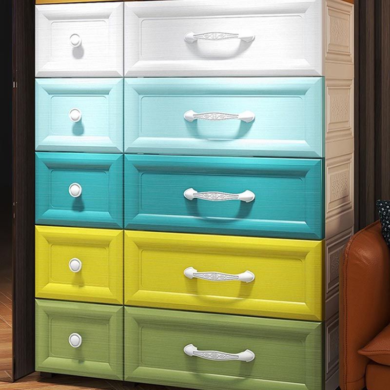 Contemporary Non-Hanging Armoire Plastic Wardrobe Closet,29.13" D x 13.78" W x 39.37" H Clearhalo 'Armoires & Wardrobes' 'armoires_wardrobes' 'Bedroom Furniture' 'furn' 'furn_armoires_wardrobes' 'Furniture' 1200x1200_4148518b-ec9c-4c60-a1f5-497f8a79bbd4