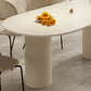 Sintered Stone Luxury White Table Oval Dining Table with Double Pedestal Clearhalo 'Dining Tables & Seating' 'Dining Tables' 'dining_table' 'furn' 'furn_dining_table' 'Furniture' 'furniture_dining_table' 'Kitchen & Dining Furniture' 'kitchen' 'kitchen_dining_table' 1200x1200_414a0a7d-cc95-48ac-988f-cc3cd01b65c4
