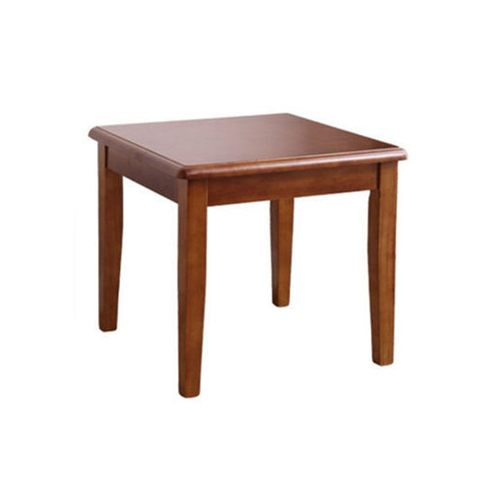 Mesa tradicional madera sólida 4 patas mesa de estar de sala de estar