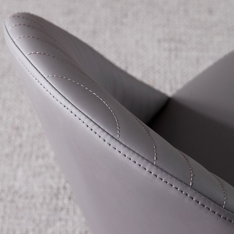 Faux Leather Armless Dining Chairs Upholstered Dining Room Chair Clearhalo 'Dining Chairs' 'Dining Tables & Seating' 'dining_chair' 'furn' 'furn_dining_chair' 'Furniture' 'Kitchen & Dining Furniture' 1200x1200_414b6ecf-3a8f-4ac6-ba55-aaa1ce4a9069