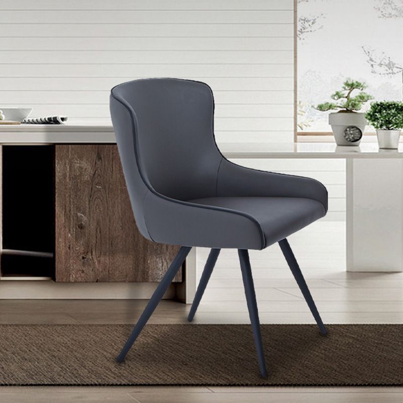 Contemporary Arm Chair Wingback Dining Room Chair for Indoor Clearhalo 'Dining Chairs' 'Dining Tables & Seating' 'dining_chair' 'furn' 'furn_dining_chair' 'Furniture' 'Kitchen & Dining Furniture' 1200x1200_414c23f0-4274-4586-9164-1aa89f1931b9