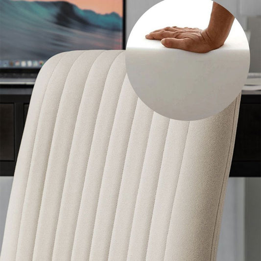 Silla de oficina sin brazo altura del asiento ajustable sin angustia silla de escritorio ergonómico