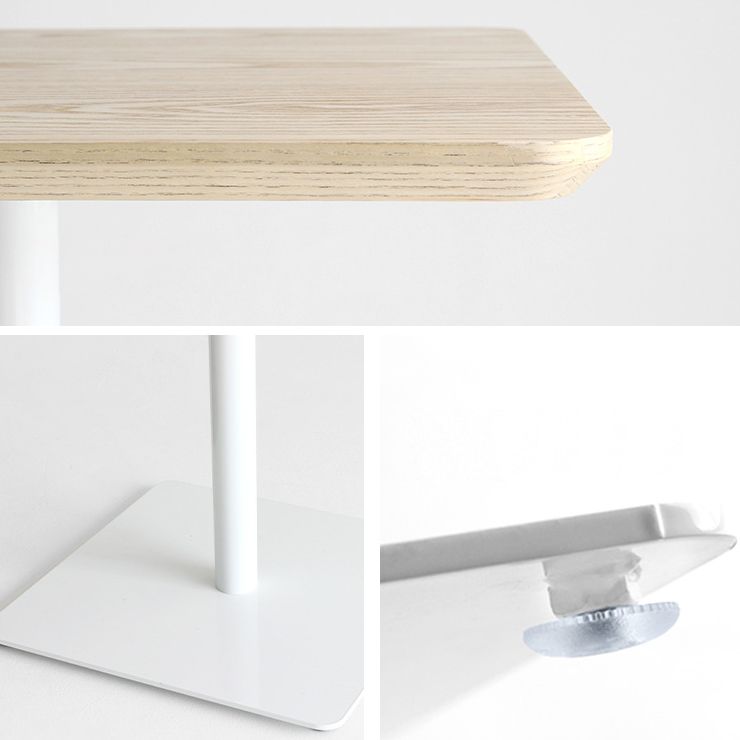 Metal Industrial Square Dining Table Solid Wood Top Indoor Table with Pedestal Base Clearhalo ' dining_table' 'Dining Tables & Seating' 'Dining Tables' 'furn' 'furn_dining_table' 'Furniture' 'furniture_dining_table' 'Kitchen & Dining Furniture' 'kitchen&dining_furn' 'kitchen' 'kitchen_dining_table' 1200x1200_414c50f7-d4c9-45c4-8641-a5b615fdebaf