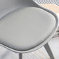Glam Style Plastic Dining Armless Chair Upholstered Solid Back Side Chairs for Home Use Clearhalo ' kitchen&dining_furn' 'Dining Chairs' 'Dining Tables & Seating' 'dining_chair' 'Furniture' 'furniture_dining_chair' 'Kitchen & Dining Furniture' 'kitchen' 1200x1200_414d7da1-9b5c-4550-be8f-b700ba15bf8f