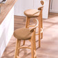 Contemporary Solid Wood Barstool Bristol Bar Stool with Footrest and Low Back Clearhalo 'Bar Furniture' 'Bar Stools' 'bar_stools' 'furn' 'furn_bar_stools' 'furniture_bar_stools' 'Kitchen & Dining Furniture' 'kitchen&dining_furn' 'kitchen' 'kitchen_furn' Furniture' 1200x1200_414f95ed-9bc0-4455-baa5-6f2d7666fe1e