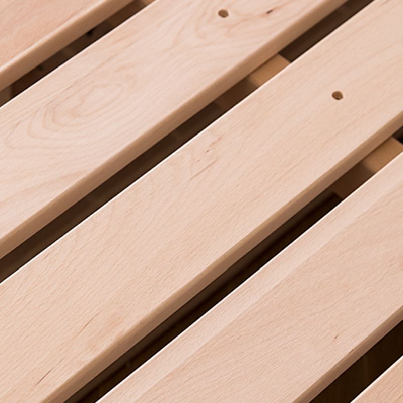 Mident secolo moderno a quattro letti poster in noce con testiera