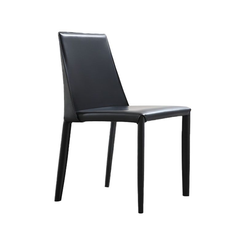 Modern Design Leather Dining Chairs for Home Solid Back Chair Clearhalo 'Dining Chairs' 'Dining Tables & Seating' 'dining_chair' 'Furniture' 'furniture_dining_chair' 'Kitchen & Dining Furniture' 1200x1200_41511d69-7679-40cb-a215-9028df9203b1