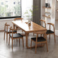Industrial Rectangle Wood Dining Table 1/2/7 Pieces Dining Set for Kitchen