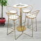 Contemporary Round Pub Table Set with Metal Stools 1/3/5 Pieces Pine Wood Top Bar Set Clearhalo 'Bar Furniture' 'furn' 'furn_home_bar_bar_sets' 'Furniture' 'Home Bars & Bar Sets' 'home_bar_bar_sets' 'Kitchen & Dining Furniture' 1200x1200_41520d16-907b-4418-8c36-86f959871451