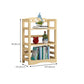 Etagere Vertical Modern Book Shelf Natural Wooden Shelf Bookcase for Study Room Clearhalo 'Bookcases' 'furn' 'furn_bookcases' 'Furniture' 'Office Furniture' 1200x1200_41557f2c-b508-4faa-b541-9d40583c9d25