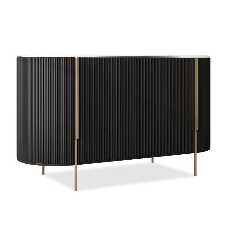 Stone Buffet Table Glam Style Buffet Sideboard Cabinet with Drawers and Cabinets Clearhalo 'buffet_sideboard' 'Buffets & Sideboards' 'furn' 'furn_buffet_sideboard' 'Furniture' 'Kitchen & Dining Furniture' 1200x1200_415b8e1d-efa9-4c30-9aff-7c2db8e00a91