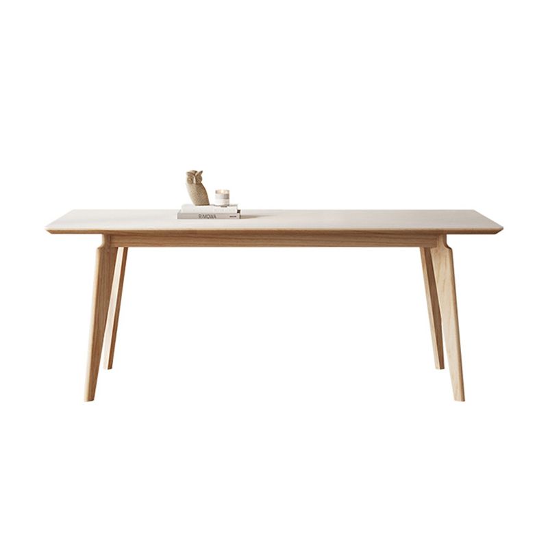 Modern 1/2/5/7 Pieces Dining Set Stone Rectangle Dining Table Set in White Clearhalo 'Dining Room Sets' 'Dining Tables & Seating' 'dining_room_set' 'furn' 'furn_dining_room_set' 'Furniture' 'Kitchen & Dining Furniture' 1200x1200_415bd3a0-d000-4a57-ada5-9e400f6ec4c1